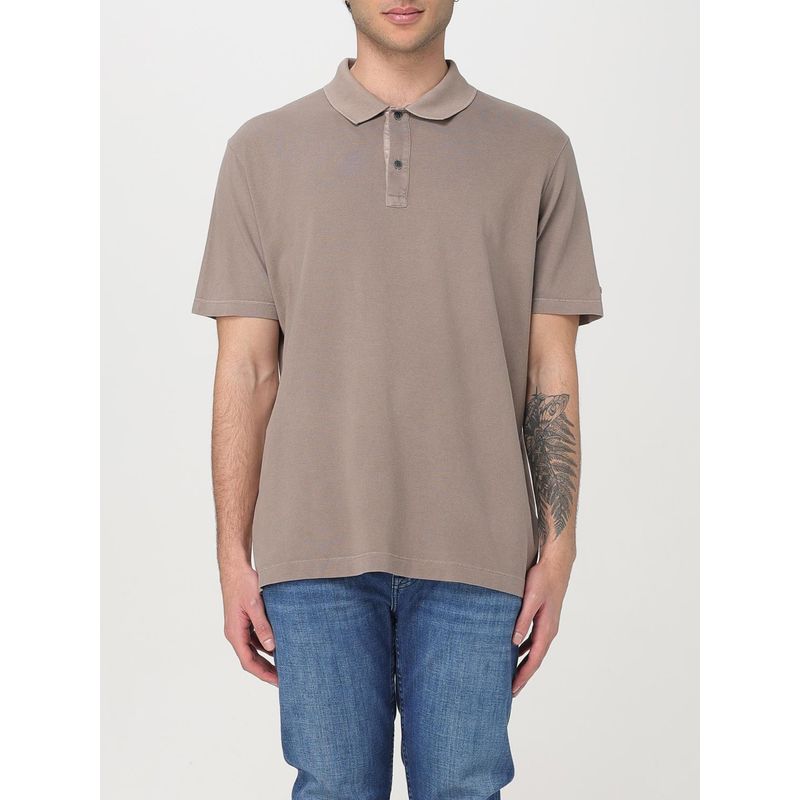 Paul & Shark Polo Shirt Men Silver